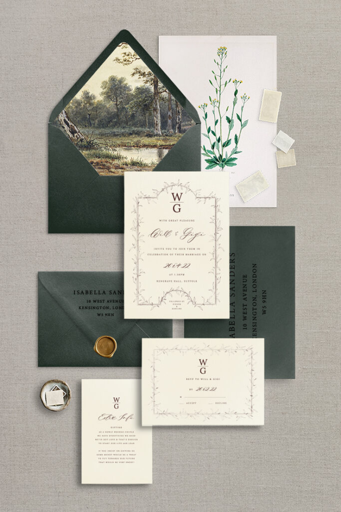 arwen invitation suite