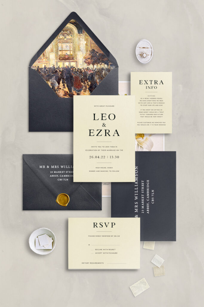 ezra invitation suite