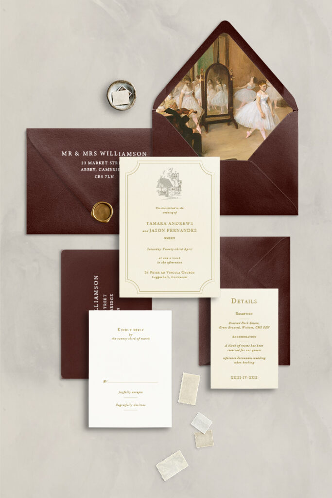 numerals invitation