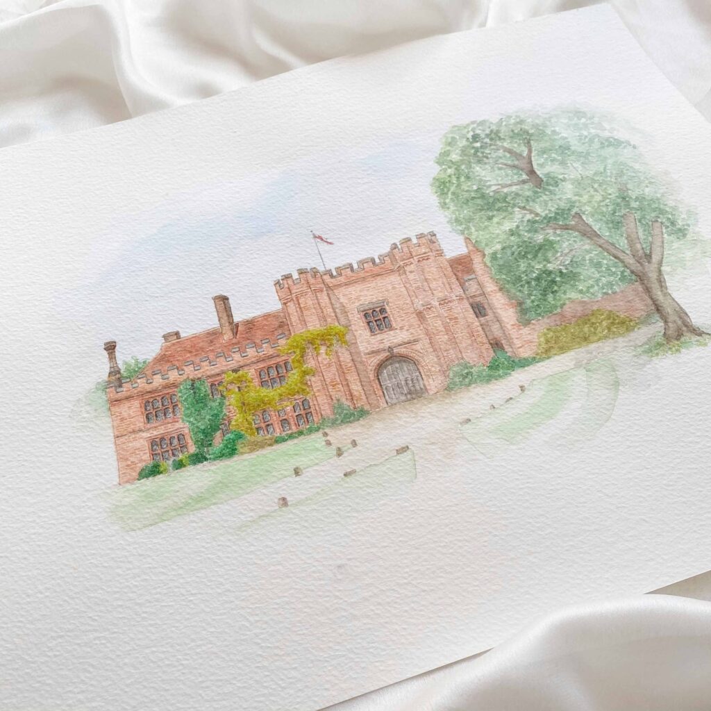 wedding venue illustration